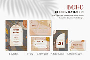 BOHO Wedding Invitation Set, an Invitation Template by Lyllopop (Thumbnail 2 of 3)