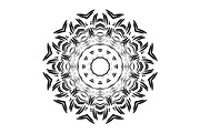 Ornamental Black White Mandala Pack, a Decorative Illustration by NJ Himel (Thumbnail 101 of 103)