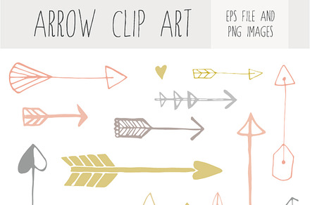Handdrawn Arrow Clip Art