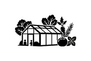 Greenhouse Growth Silhouettes, an Illustration by hafijul (Thumbnail 14 of 14)