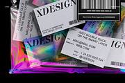 Holographic Brand Identity Mockups, a Packaging Mockup by Renderteam (Thumbnail 4 of 14)
