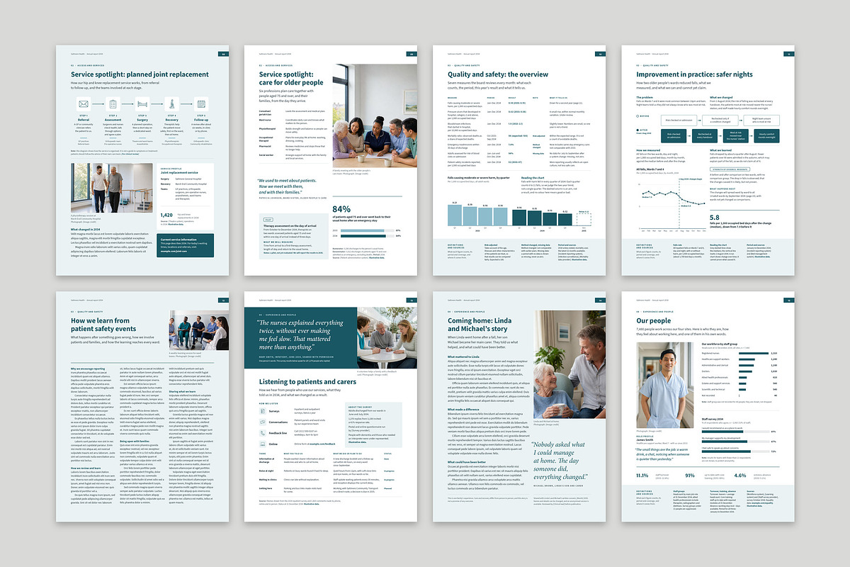 Hospital Annual Report Template, a Brochure Template by BrandPacks (Photo 3 of 6)
