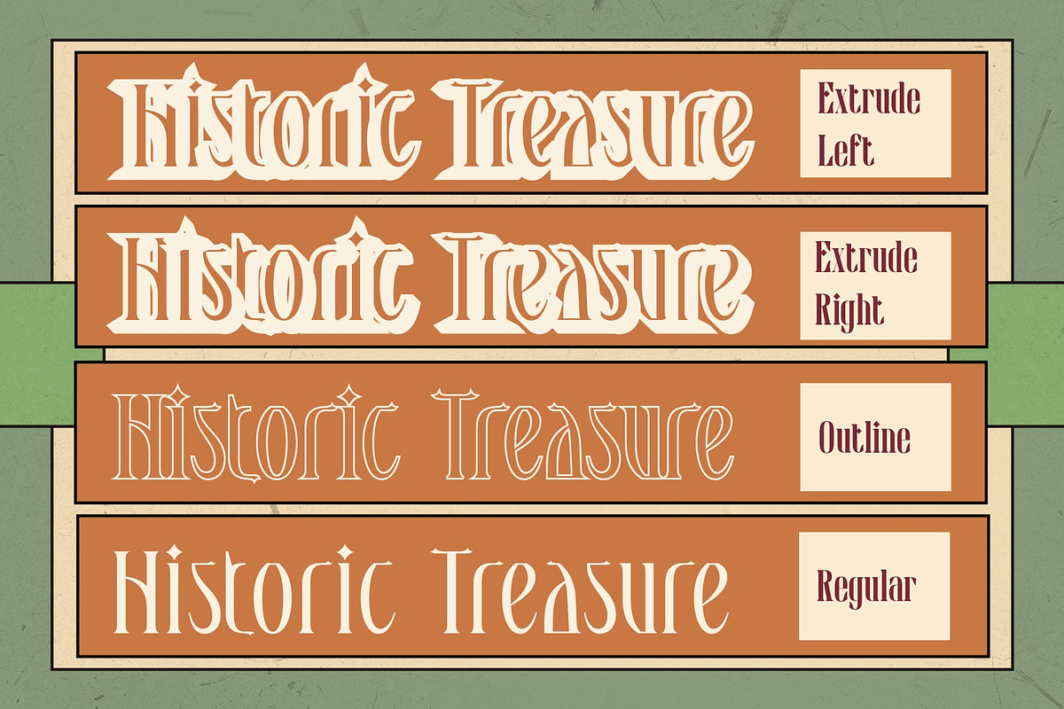 Dallen 3D, a Serif Font by Craft Supply Co. (Photo 3 of 8)