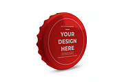 Bottle Cap Mockup Template Set, a Household Mockup by DesignRushMarket (Thumbnail 6 of 10)