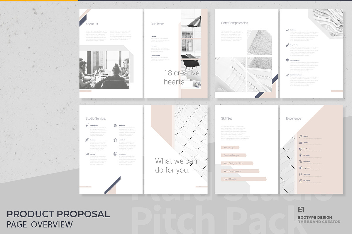 Calm Proposal, a Brochure Template by Egotype (Photo 4 of 25)