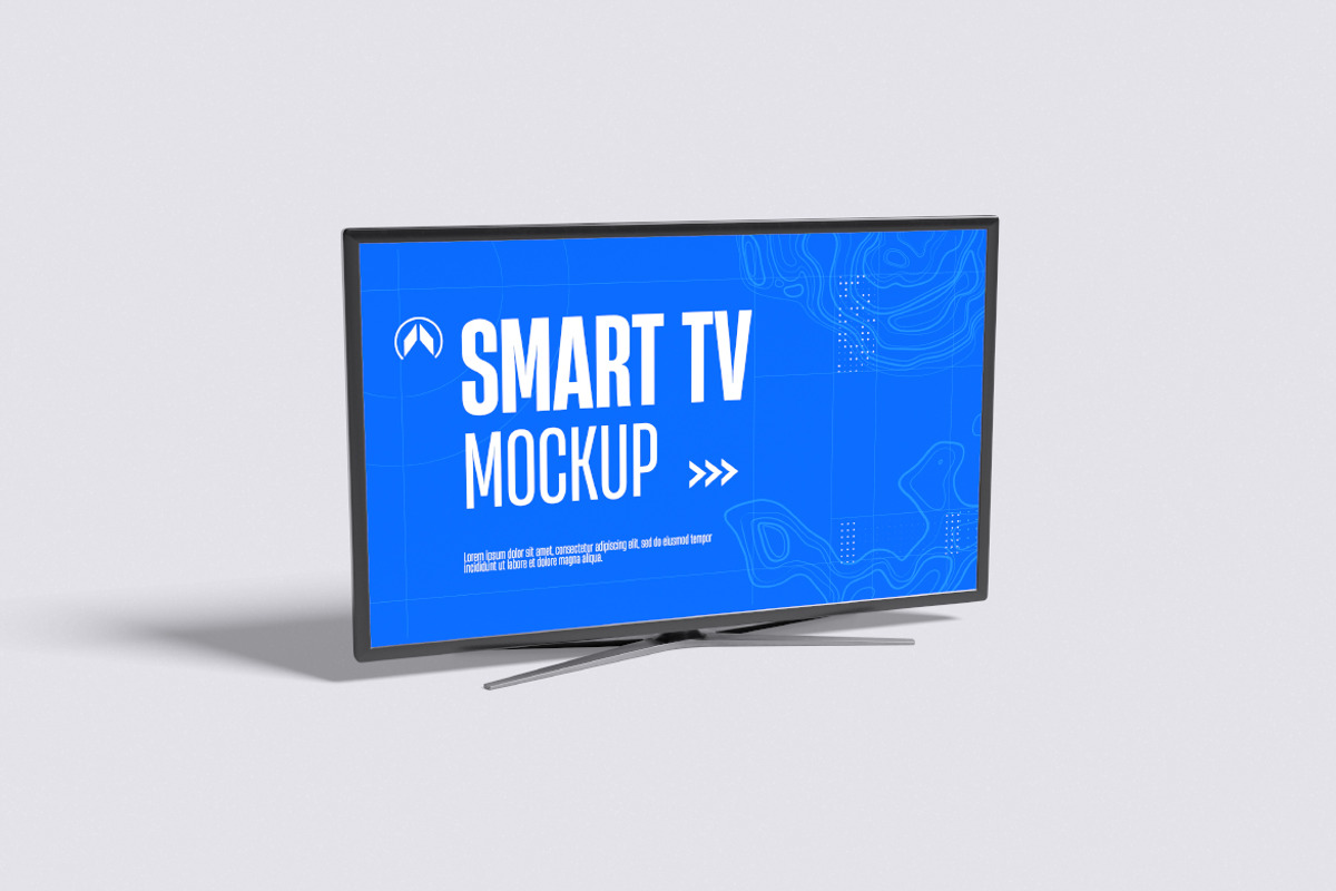 Smart TV Mockup, a Wearable Device Mockup by Pikachudesign (Photo 3 of 5)