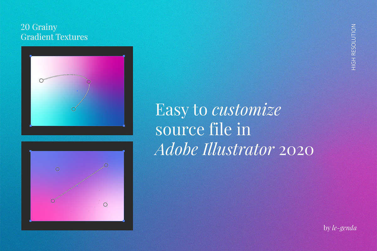 20 Magenta Gradients Set, a Texture Graphic by le-genda (Photo 2 of 12)