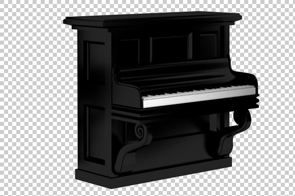 Piano - 3D Render PNG preview 3