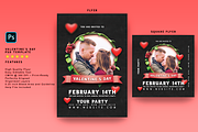 Valentine's Day Flyers, a Flyer Template by MARCOS BRITO PRO (Thumbnail 1 of 2)