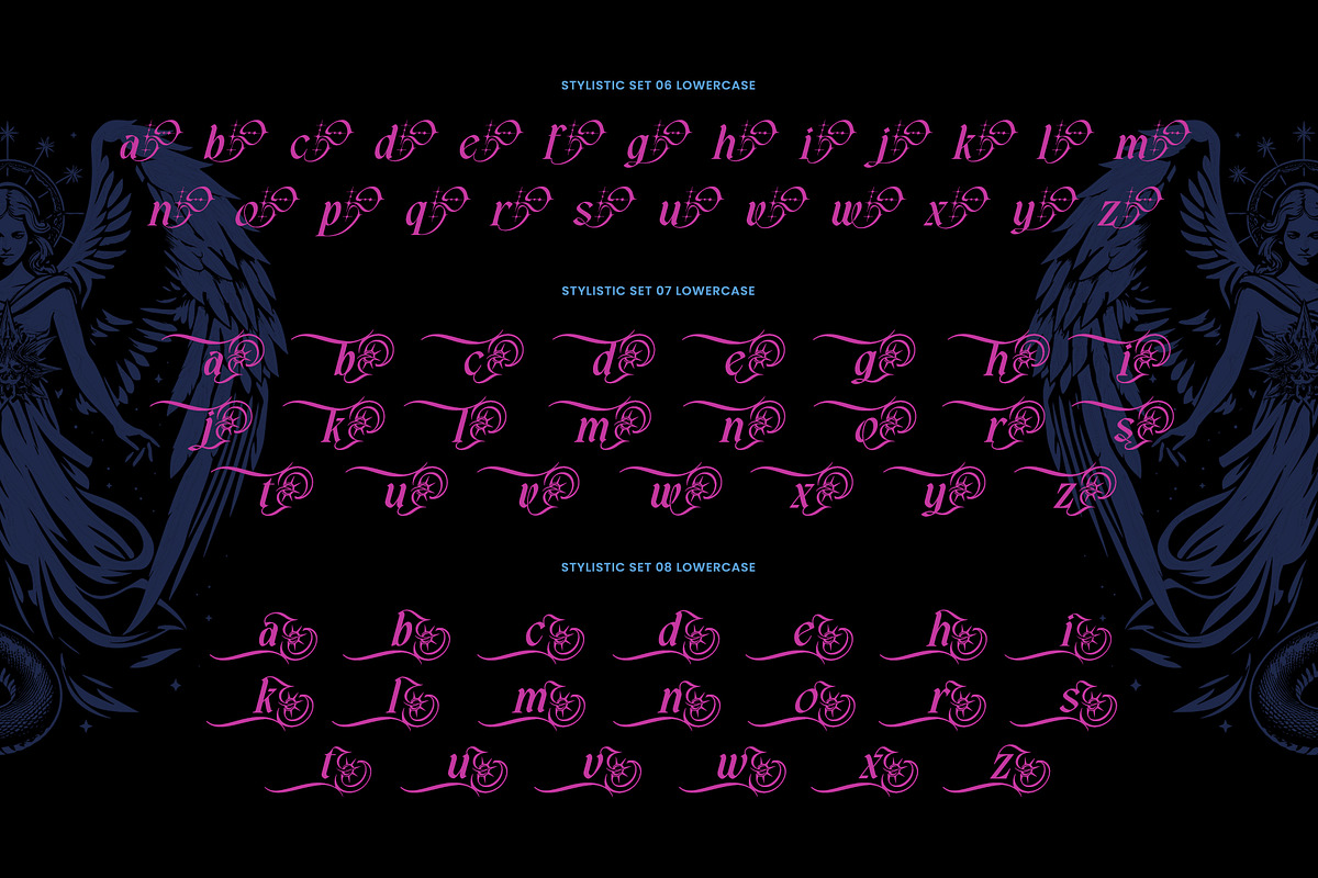 Taroth Sharp Typeface, a Blackletter Font by alit design (Photo 13 of 17)