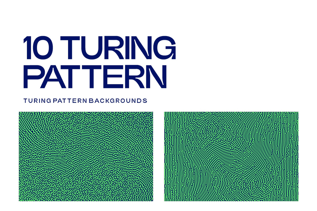 10 Turing Pattern Backgrounds, a Background Graphic by Bentype Studio ...