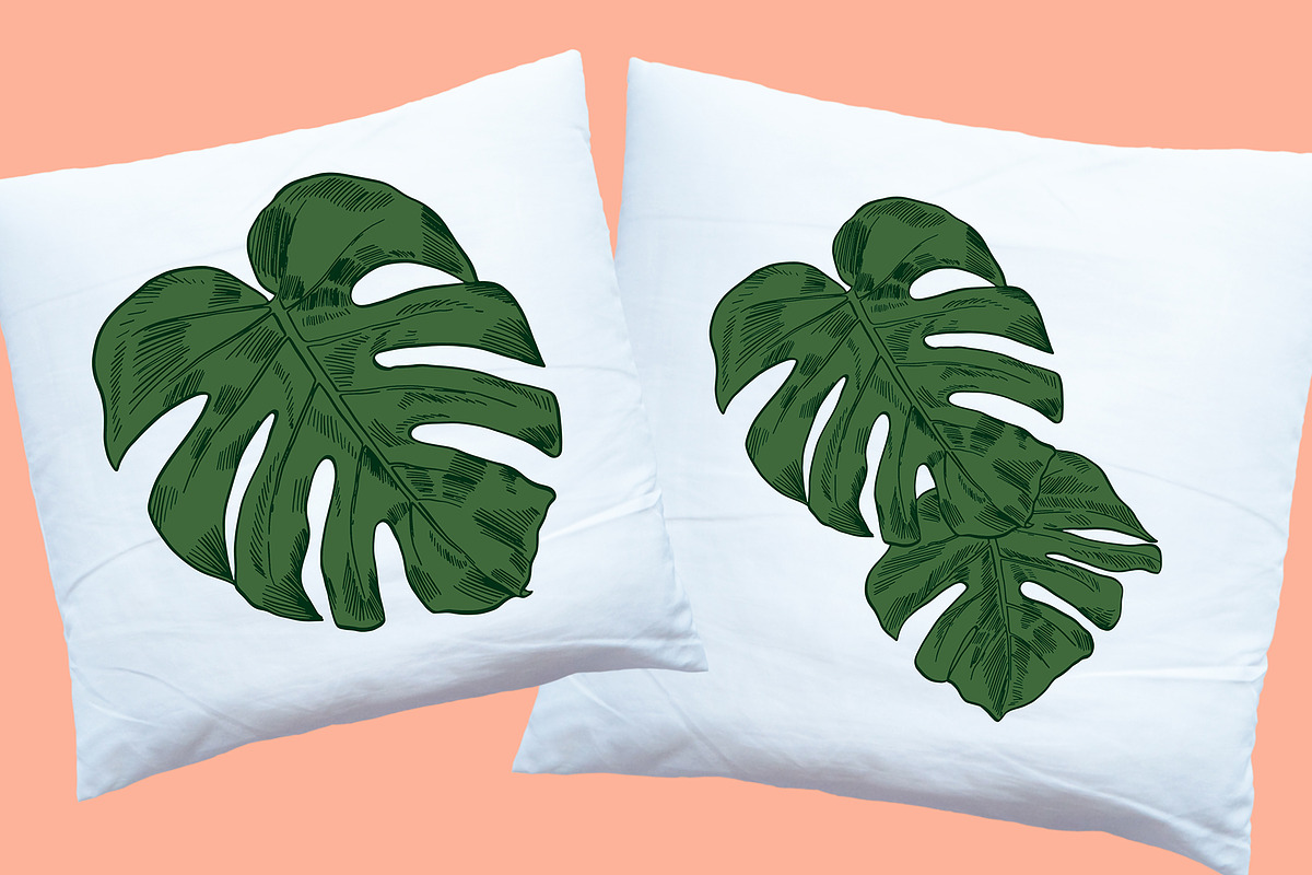 MONSTERA LEAVES, a Decorative Illustration by Tanya Akhmett (Photo 5 of 8)