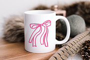 Coquette Bow Valentine Clip Art, a Decorative Illustration by tchastudio (Thumbnail 5 of 12)