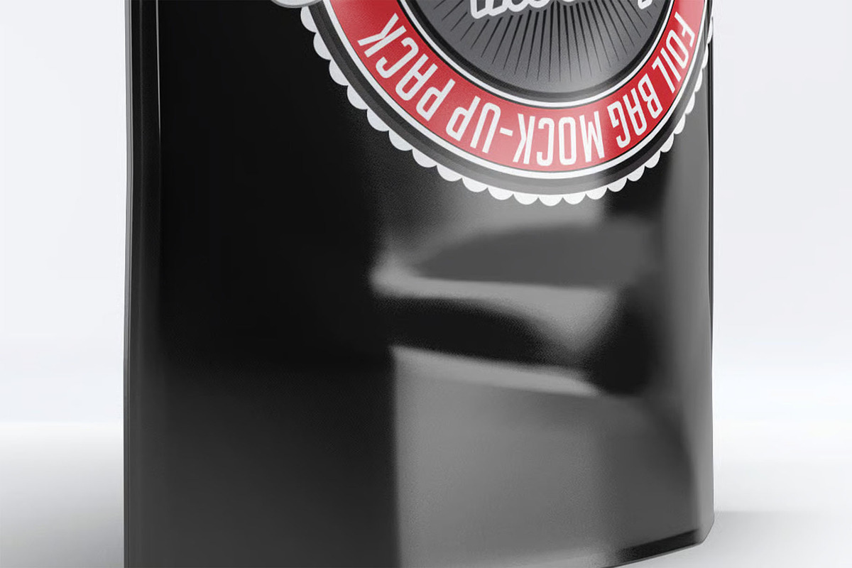 Foil Bag Mock-up Pack, a Packaging Mockup by DesignRushMarket (Photo 3 of 8)