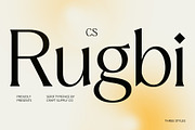 CS Rugbi – Contemporary Font, a Serif Font by Craft Supply Co. (Thumbnail 1 of 8)