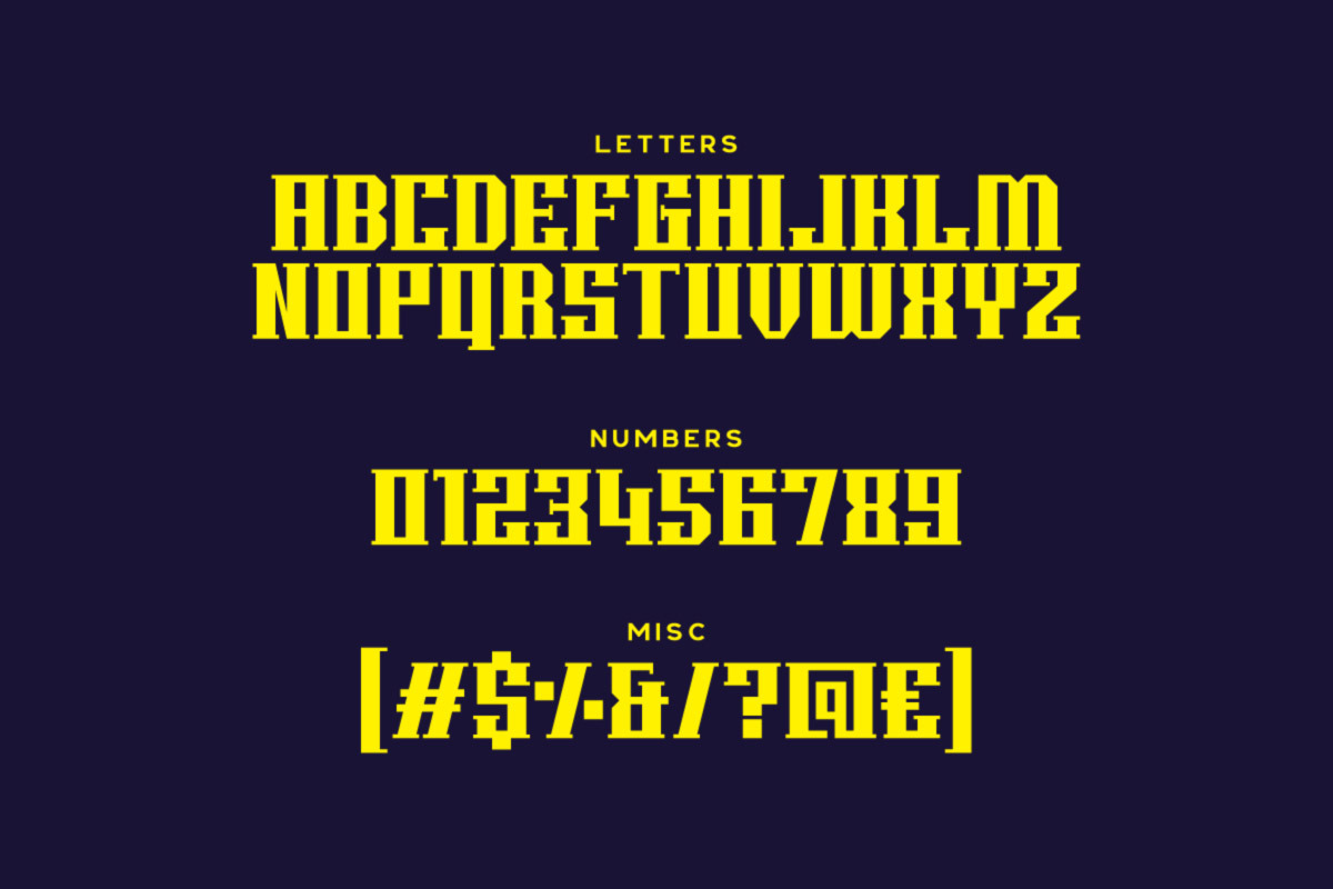 Luchador Typeface, a Slab Serif Font by Tugcu Design Co. (Photo 2 of 3)