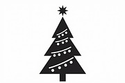 Merry Christmas Tree Clipart Collect, an Illustration by jahid234 (Thumbnail 3 of 21)