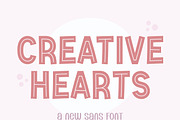 Creative Hearts Playful Handwritten, a Handwritten Font by MaxArt Foundry (Thumbnail 1 of 4)