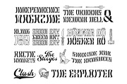 Robertson Display, a Sans Serif Font by Damelev (Thumbnail 2 of 10)