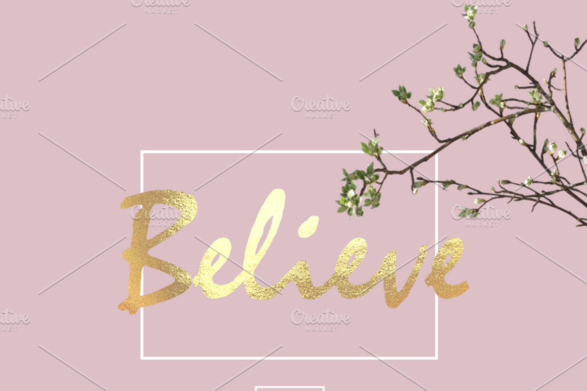 SALE! 144 GOLD FOIL WORD OVERLAYS, an Object Graphic by Illumineer Media & Design (Photo 7 of 8)