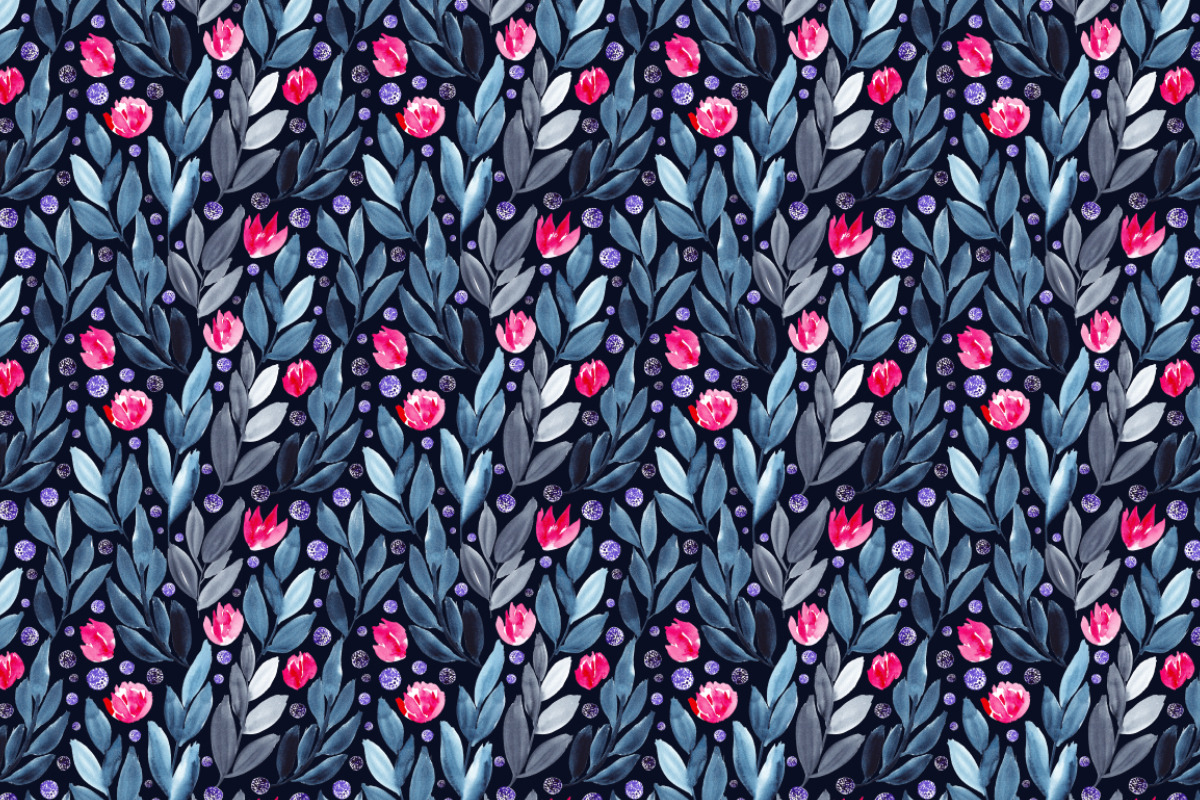 Pink, blue and black, a Pattern Graphic by Anya-D (Photo 3 of 8)