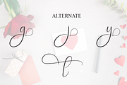 Lovely Romantic | Script Font, a Handwritten Font by Scratchones (Thumbnail 8 of 9)