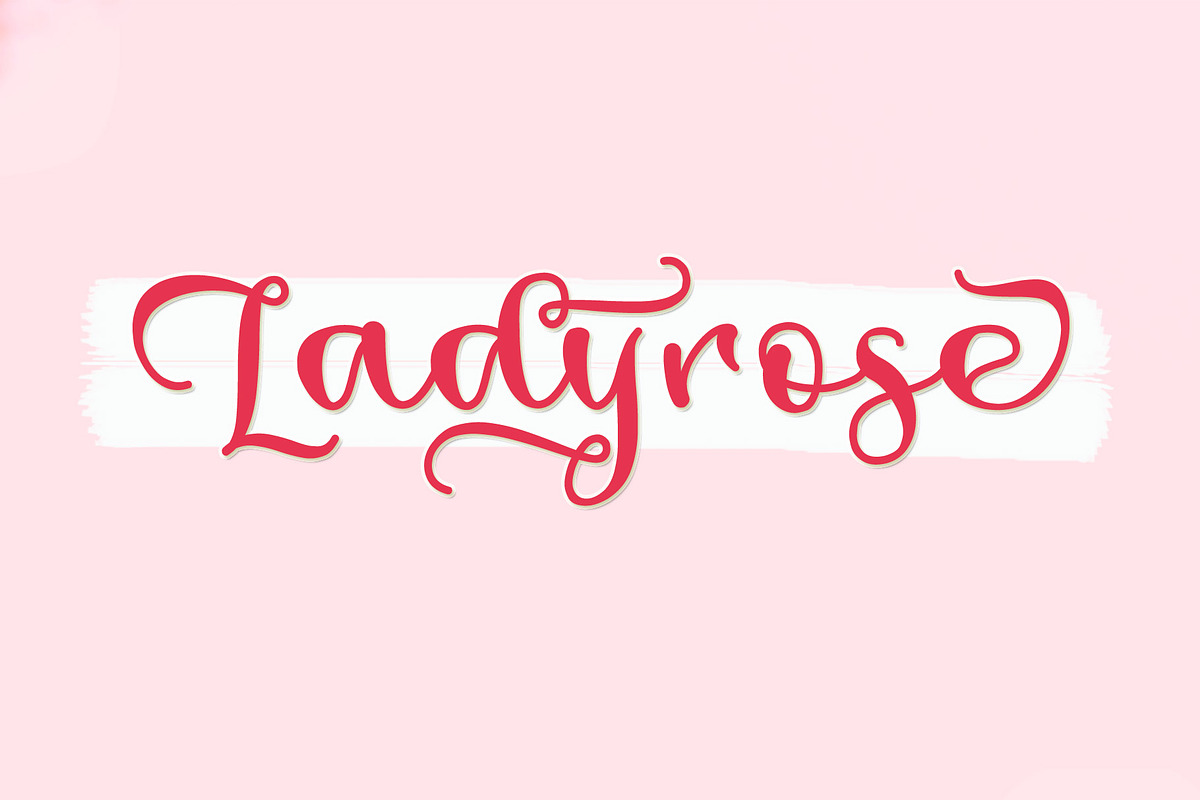 Ladysta, a Script Font by Letterafa Studio (Photo 2 of 8)