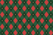Christmas Rhombus Seamless Patterns, a Pattern Graphic by Elena Pimukova (Thumbnail 2 of 5)