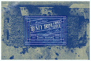 Rusty Iron Crosshatch Textures