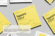Square Flyer Mockup, an Advertising Mockup by Toasin Studio (Thumbnail 3 of 7)