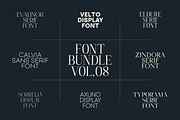 Font Bundle Vol.08 - 8 Premium Fonts, a Serif Font by Only Fonts (Thumbnail 1 of 26)