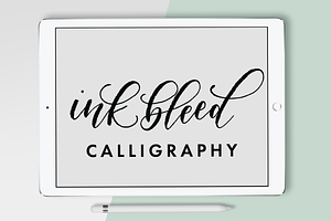 Ink Bleed Procreate Brush, a Brush Add-On by Hewitt Avenue