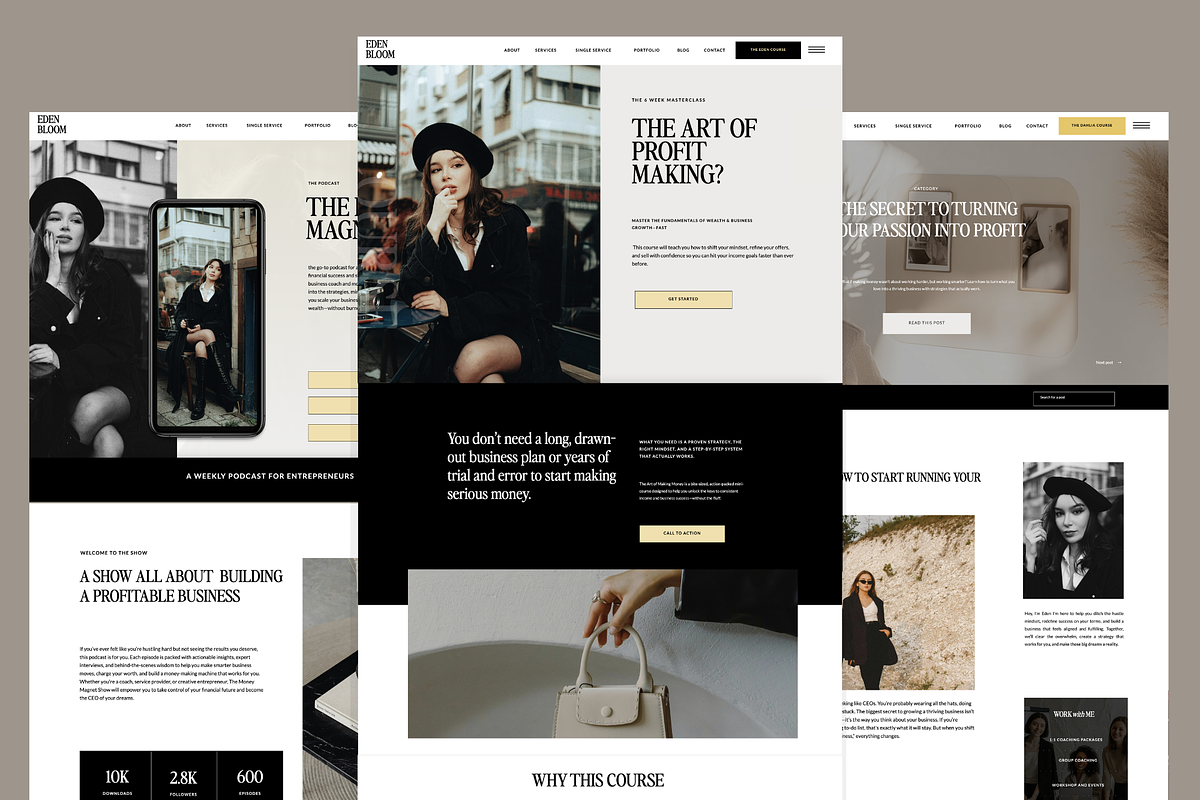 Showit Website | Eden Bloom, a Websites & App Template by thrivedigitally (Photo 5 of 9)