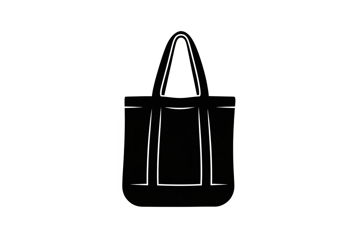 Reusable Tote Bag Minimal Silhouette, an Illustration by musafir_fashion (Photo 12 of 14)