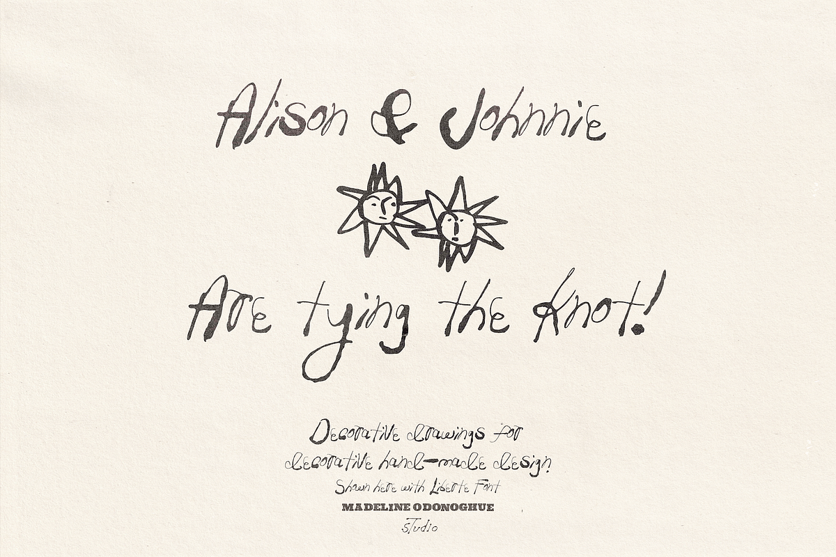Painted Poetry — Hand Drawn Graphics, a Decorative Illustration by Madeline ODonoghue Design (Photo 5 of 12)