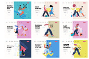 Startups flat vector illustrations, a Templates & Theme by Grivina's shop (Thumbnail 29 of 45)