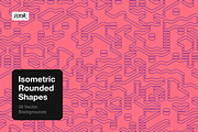 Isometric Rounded Shapes, a Background Graphic by dvtchk (Thumbnail 15 of 15)