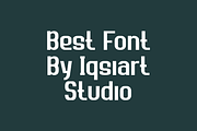 Elyaso - Corporate Logo Font, a Sans Serif Font by Iqsiart Studio (Thumbnail 3 of 7)