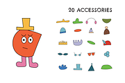 Abstract Characters Vector Bundle, a Person Illustration by melistudio (Thumbnail 11 of 11)