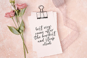 Anythings - Calligraphy Font, a Script Font by StringLabs (Thumbnail 5 of 11)