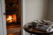 Winter Cabin Serenity | Stock Photo, a Holiday Photo by Aura Canyon HQ (Thumbnail 15 of 15)