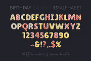 Birthday Candle - 3D Lettering, a Graphic by MIIM (Thumbnail 8 of 8)