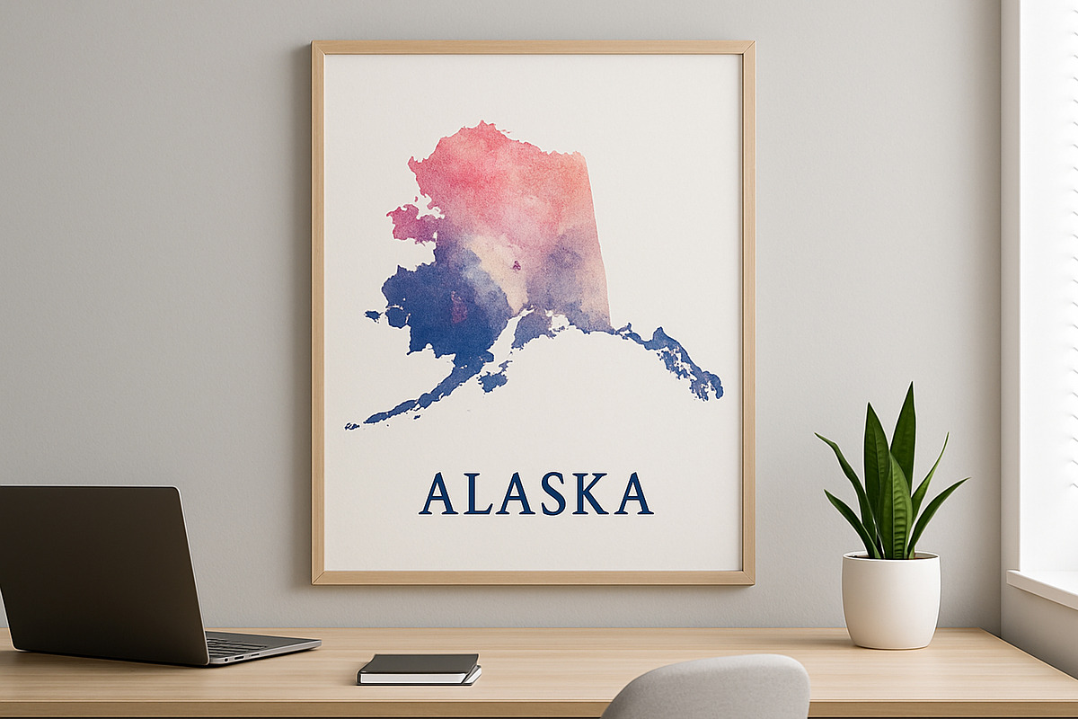 USA 50 States in Watercolor, an Object Graphic by YifeiFang (Photo 3 of 3)