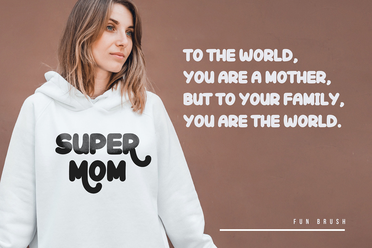 Monkey Tails Retro Brush Font, a Script Font by Guavanaboy (Photo 2 of 7)