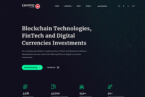 CryptoRoyal - Cryptocurrency Theme