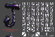 Wavy 3D Type - Liquid Chrome Letters, a Graphic by LarysaZabrotskaya (Thumbnail 11 of 14)