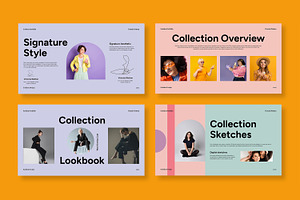 Fashion Portfolio Presentation, a Presentation Template by MightyDesign