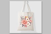 Watercolor Lily Flowers Clipart, a Decorative Illustration by LeCoqDesign (Thumbnail 3 of 6)