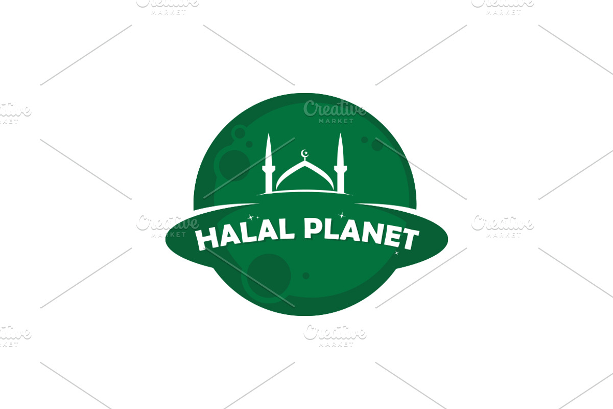 Halal Planet logo, a Branding & Logo Template by Piro Concept (Photo 2 of 5)