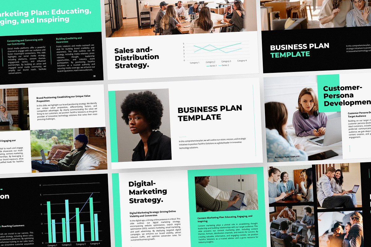 Business Plan Keynote Template, a Presentation Template by Gaize (Photo 2 of 16)